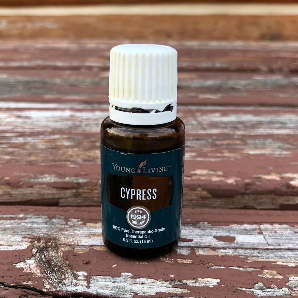 Cypress essential oil by young living // 15ml